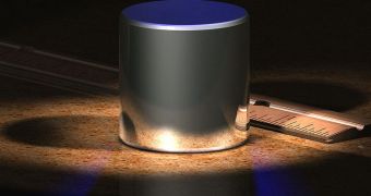 This cylinder is currently the basis for defining a kilogram