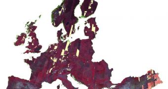 First coverage of Europe under the GMES Space Component Data Access scheme in 2009. Coverage was achieved using images from the India’s IRS-P6 satellite