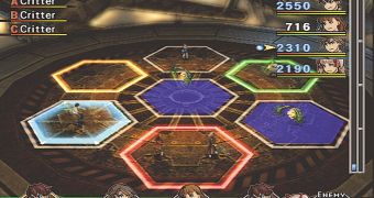 A gameplay screenshot from the title's last installment (Wild Arms 4)