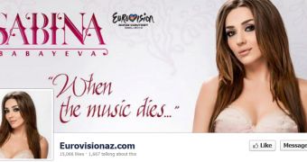 euriovisionaz.com visitors are redirected to the event's official Facebook page