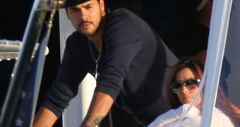 Eduardo Cruz and Eva Longoria return from a romantic weekend together