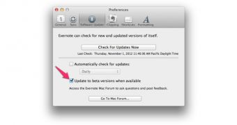 Evernote 5 beta update