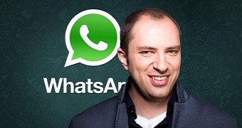 WhatsApp creator smiling for the camera