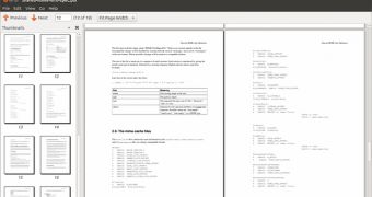Evince document viewer on Ubuntu Linux