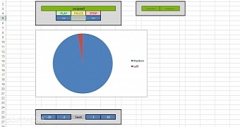 This is what the media player looks like in Excel