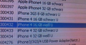 Images allegedly depicting evidence of upcoming white iPhone 4 launch through Vodafone Germany