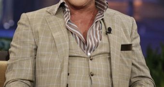 Mickey Rourke on a recent television appearance to promote “The Expendables”