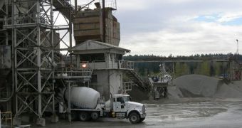 The cement industry accounts for five percent of the world's CO2 emissions