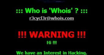 Whois Team defacement page
