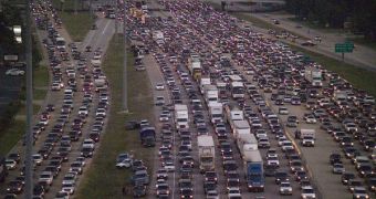 Traffic jams can back up cars for miles, and cause a lot of damage, in terms of undelivered-in-time cargo