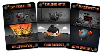 Look at those Exploding Kittens go!
