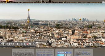 The Paris 26 Gigapixels site