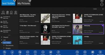 Explorer8 comes with a touch-optimized UI for Windows 8.1 users