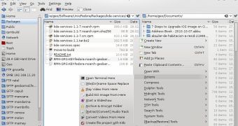 Extend Dolphin File Manager with KDE-Services 1.7