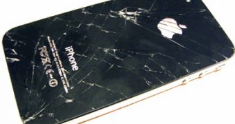 Shattered iPhone 4