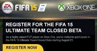 FIFA 15 beta invites