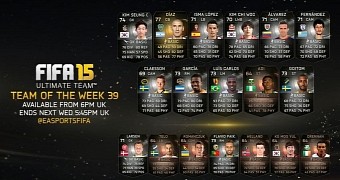 FIFA 15 delivers a TOTW with no stars