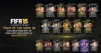 New Team of the Week for FIFA 15