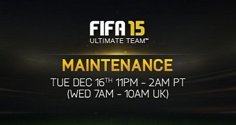 FIFA 15 Ultimate Team Is Down, Maintenance Lasts Until 12 GMT [UPDATED]