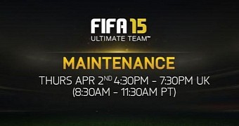 FIFA 15 Ultimate Team is down for maintenance