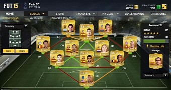 FIFA 15 Ultimate Team Web App is live