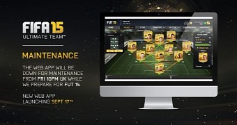 FIFA 15 web app
