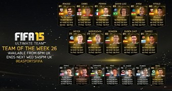 FIFA 15 Ultimate Team of the Week Celebrates Luis Suarez's Incredible Form