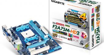 Gigabyte F2A75M-HD2 motherboard