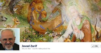 Facebook account of Javad Zarif hacked