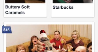 Facebook Gifts in the iOS app