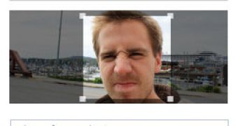 The face detection feature in Facebook Photos