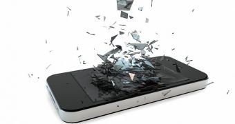 Broken smartphone