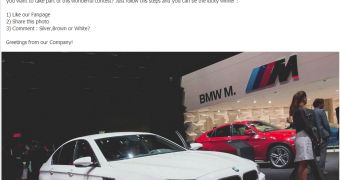BMW M5 Facebook scam