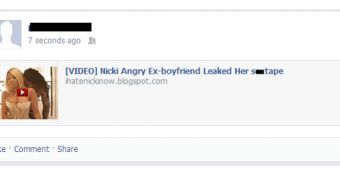 Nicki Minaj scam on Facebook