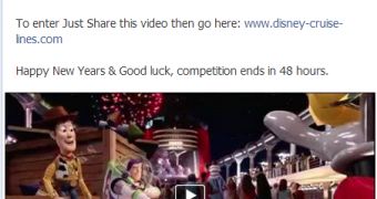 Disney-themed Facebook scam