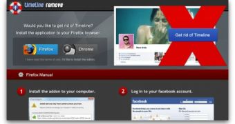 Shady Facebook Timeline remover site