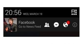 Facebook for Android to get new persistent notification bar
