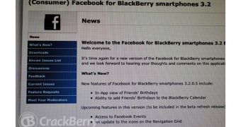 Facebook for BlackBerry 3.2.0.5 Now Available for Download in Beta Zone