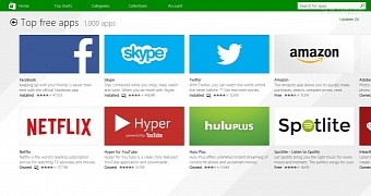 Top free apps in the Windows Store
