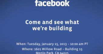 Facebook's invitation