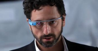 Sergey Brin is always wearing Glass