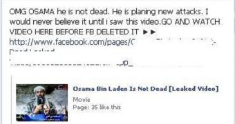 "Osama is not dead" scam