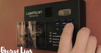 LaserScan security system