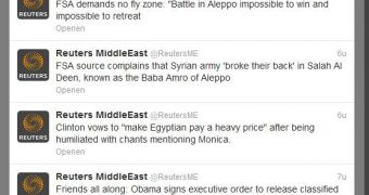 Fake Syria News Posted from Hacked Reuters Twitter Account