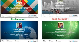 Fake accounts emulate real ones