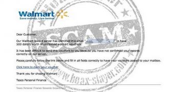 Fake “Your Walmart Voucher” Emails Lead to Phishing Sites