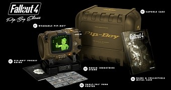 Fallout 4 Pip-Boy Edition Also Includes Pocket Guide, Poster and Power Armor Collectible