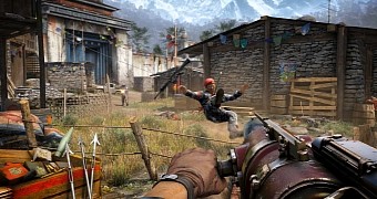 Harpoon action in Far Cry 4