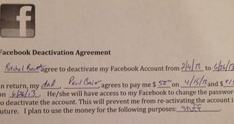 A 14-year-old is paid by her dad to give up using Facebook
