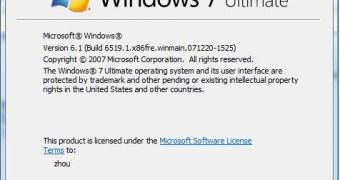 Windows 7 About